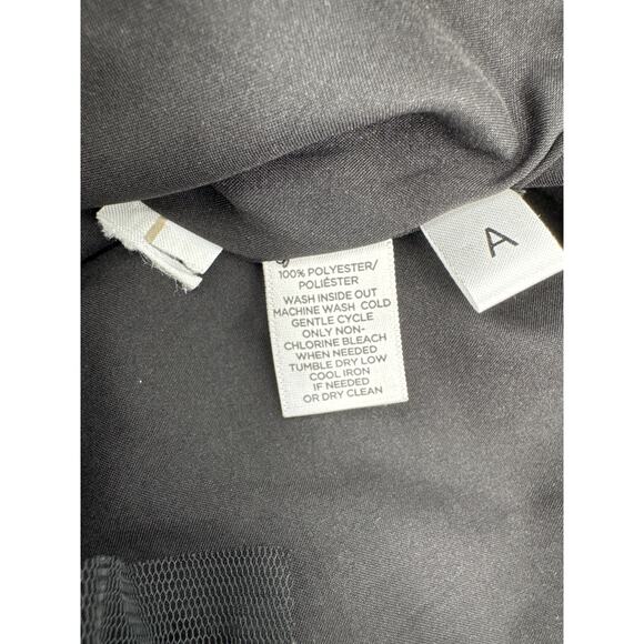 Loft Black Tiered Fringe Mini Skirt Lined Side Zip Party Night Out Size 6 Chic!! - Picture 7 of 7